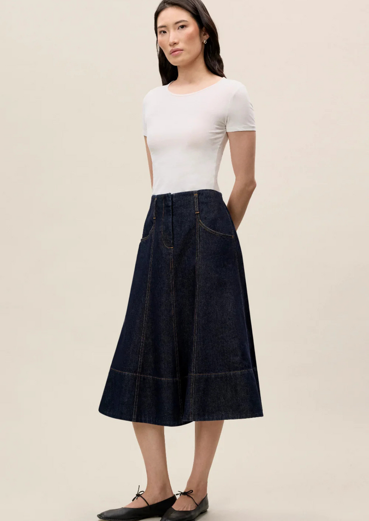 Gabrielle Denim Skirt