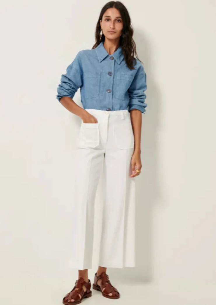 Aldricks Straight Leg Pleated Pant