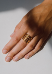 Layered Strand Ring