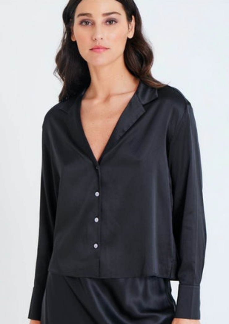 Go Top Notch Blouse in LEAF