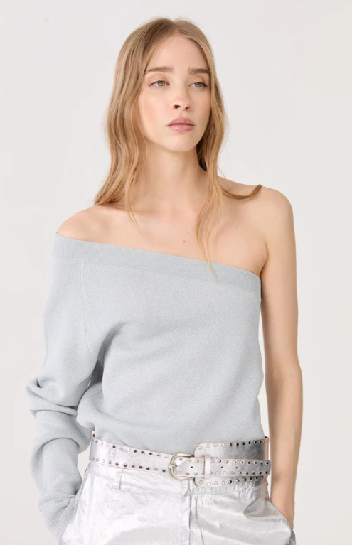 Glitter One Shoulder Top