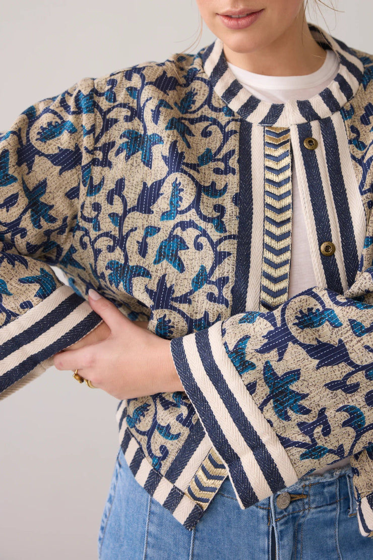 Round Neck Jacket, Reversible