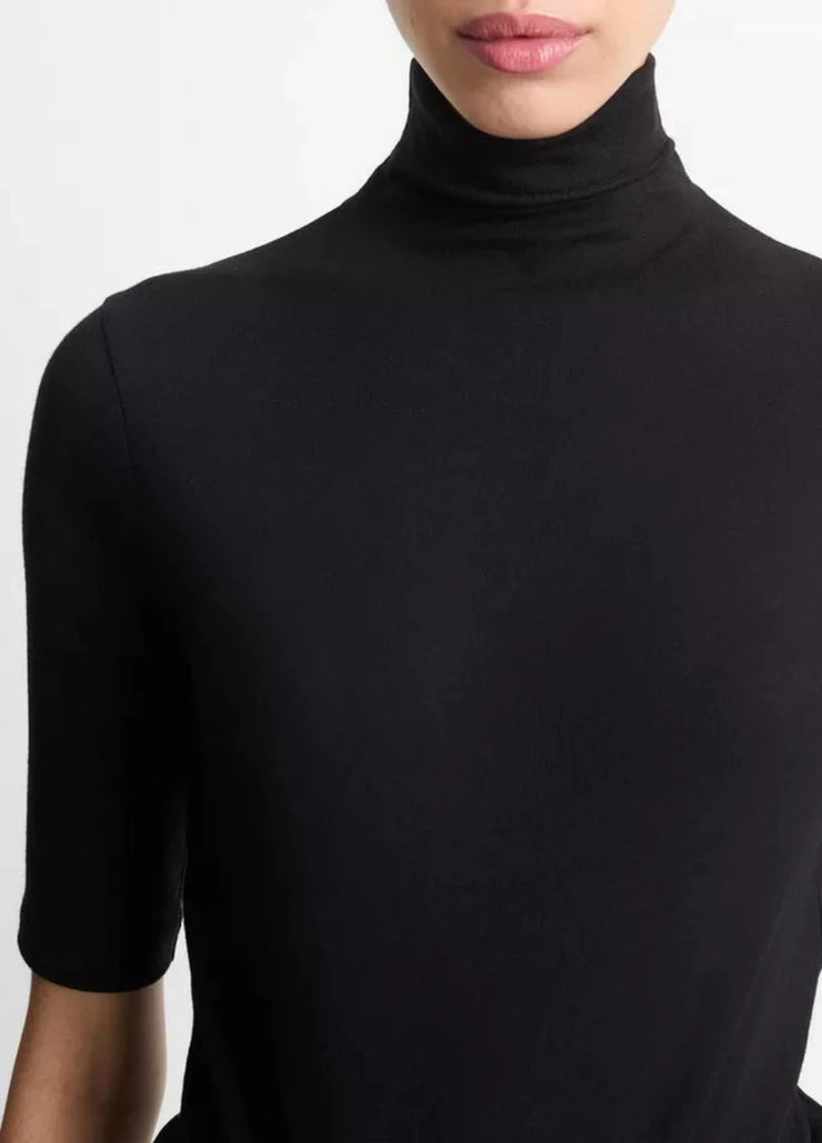 Elbow Sleeve Turtleneck