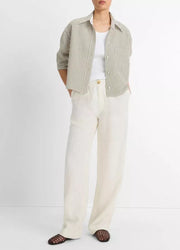 Till Stripe Cropped Shirt