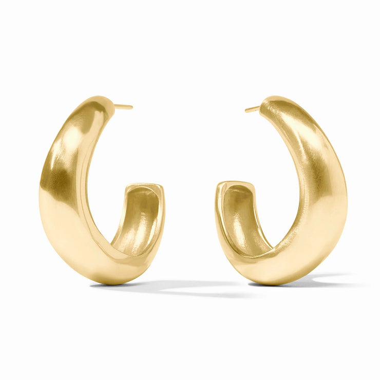 Wave Hoop Earring