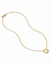 Wave Circle Delicate Necklace