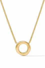 Wave Circle Delicate Necklace