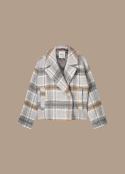 Wool Check Jacket