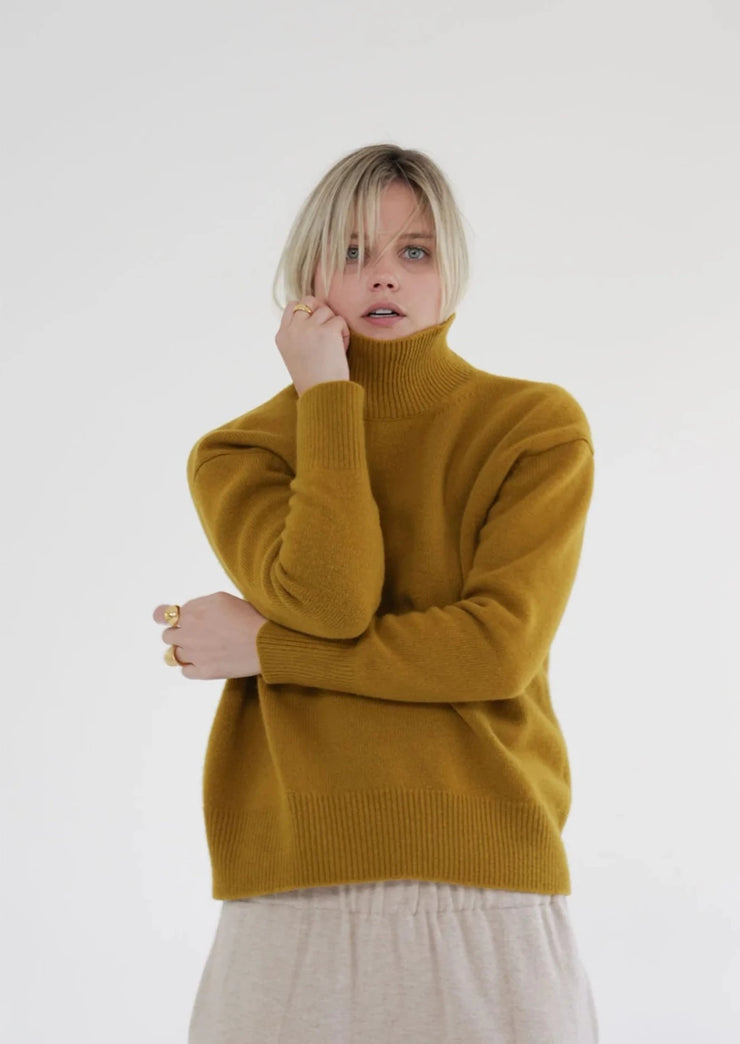 Wool Turtleneck Sweater