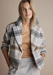 Wool Check Jacket