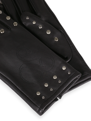 Studded Logo Gloves
