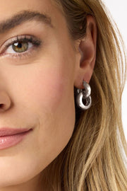 Catalina 2-in-1 Earring, Silver