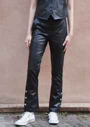 Leather Pant - Black