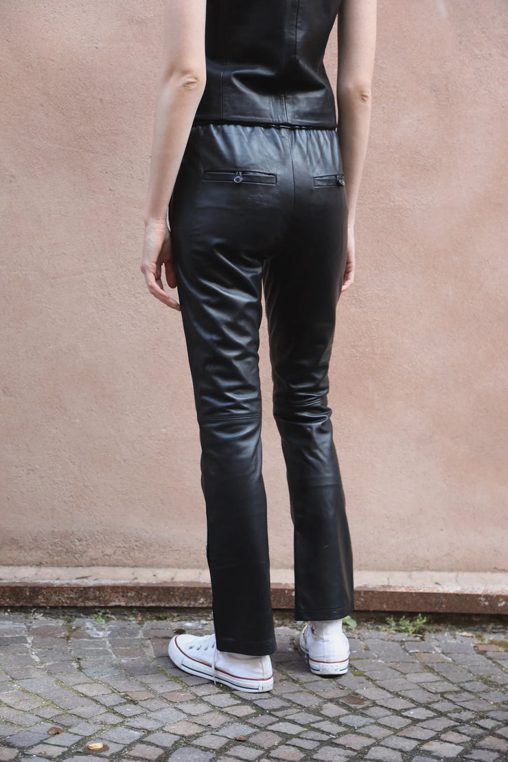 Leather Pant - Black