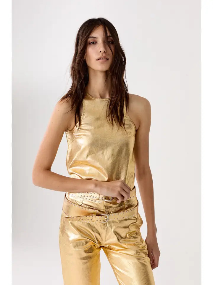 Loto Metallic Top