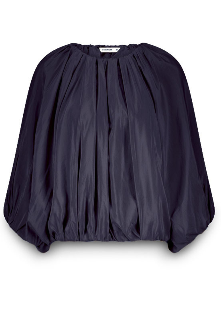 Cotton Viscose Top in MIDNIGHT BLUE