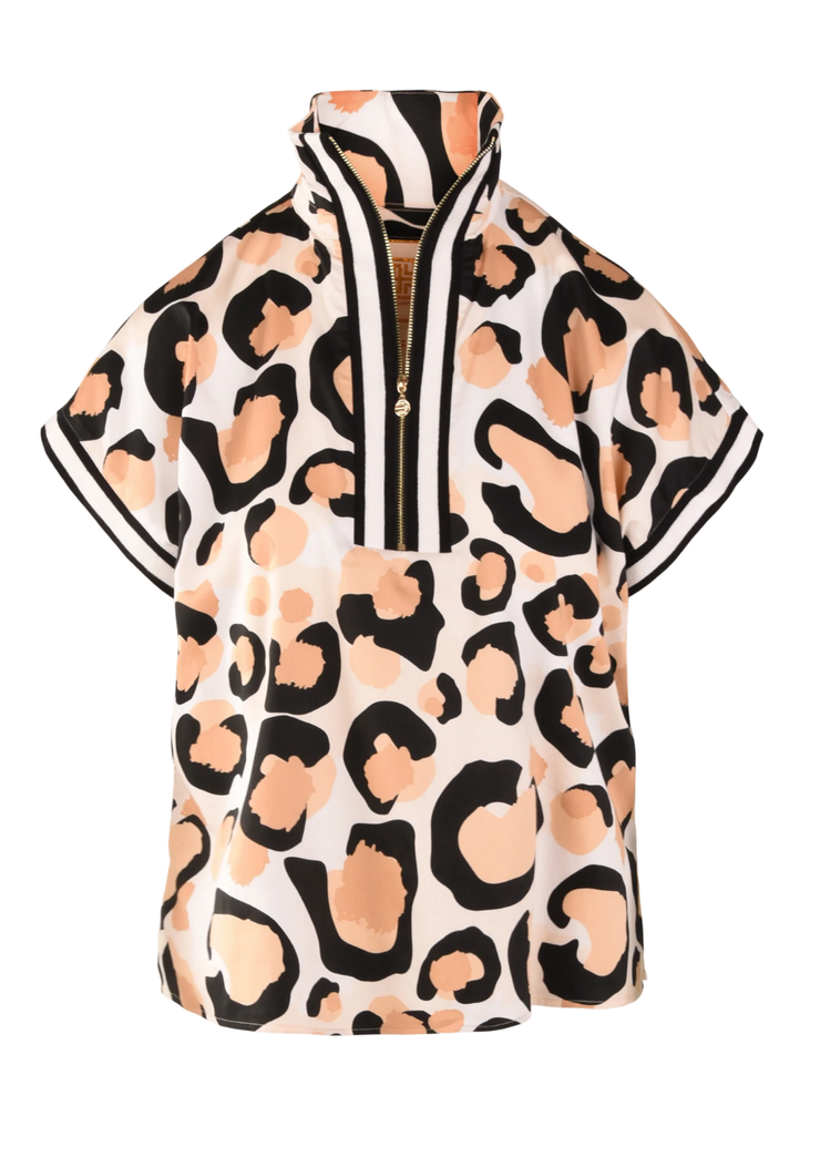 Poppy Pullover, classic spot cheetah