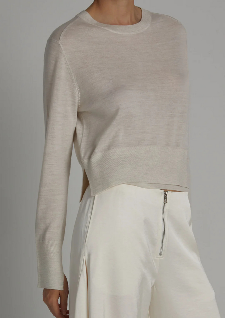 Elodie Layered Crewneck Sweater