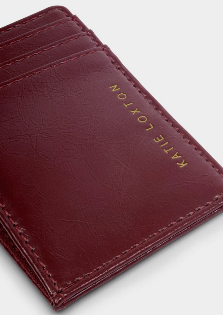 Laila Slim Textured Patent Cardholder