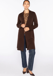 Long Notch Collar Cardigan