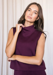 Mock Neck Shell