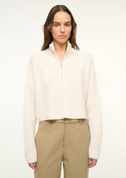 Cropped Hampton Sweater, Cashmere