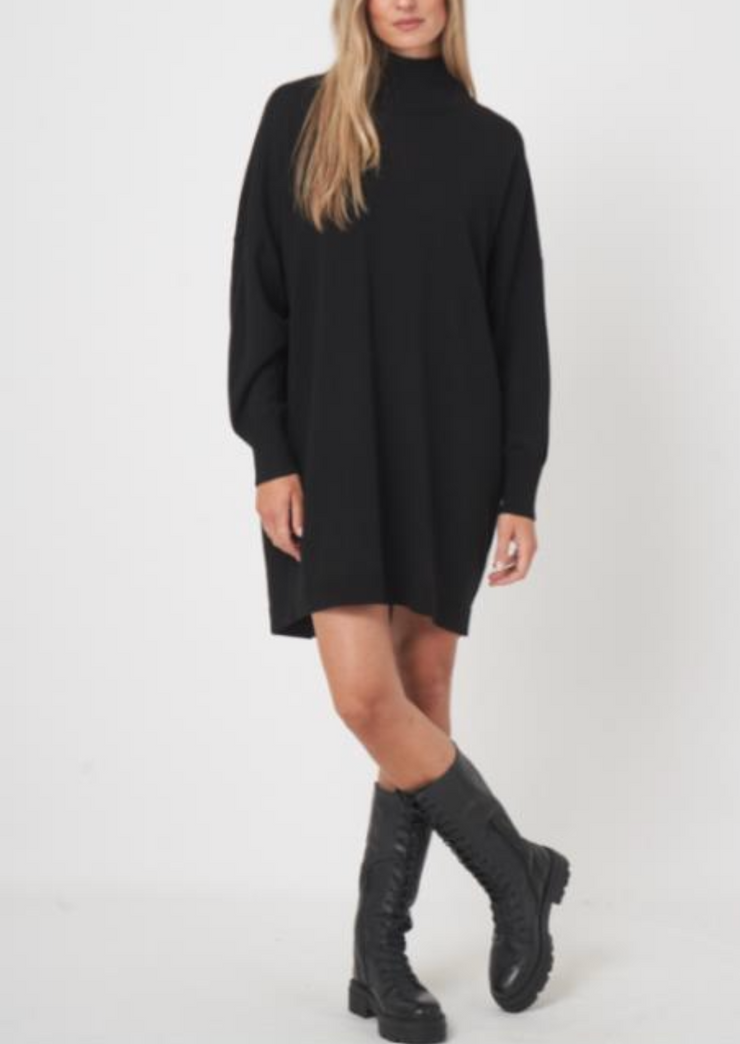 Mock Neck Dress, Sweater 300461