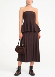 Ollie bag espresso suede sherpa