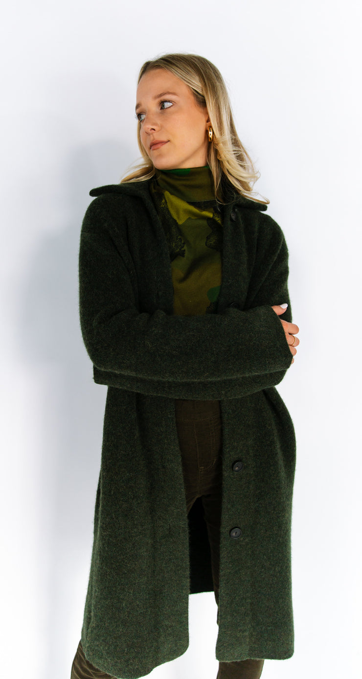 Collared Cardigan Coat