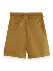 Belted Shorts High Rise