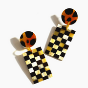 Checkered Cabana Earrings