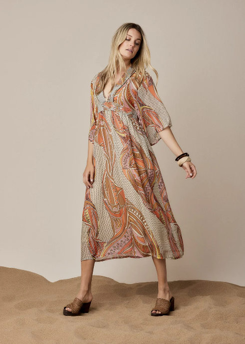 Bohemian Print Dress