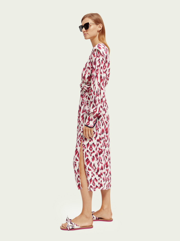 Draped Dress w Slit